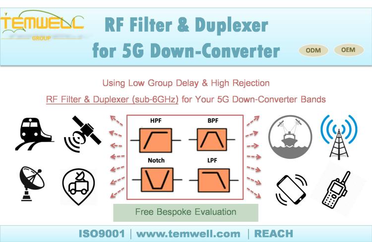 5G downconverter (sub-6GHz)