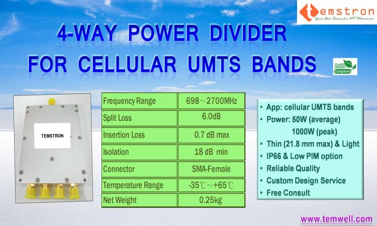 4-way Power Divider at 698-2700