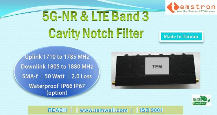 5G NR Band 3 Notch Filter