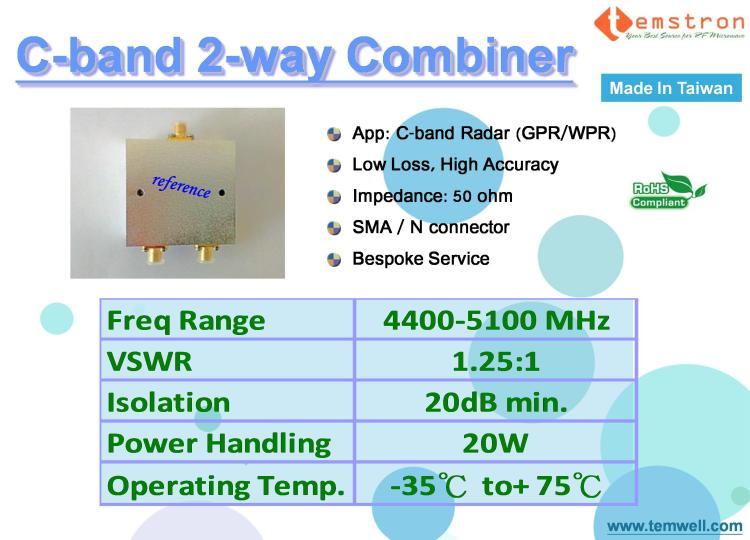 C-band 2-way Combiner