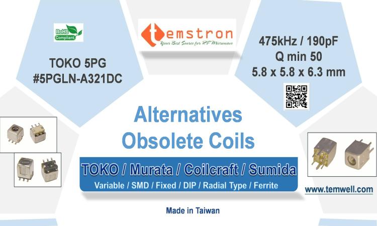 Alternative Coil to Toko 5PGLN-A321DC