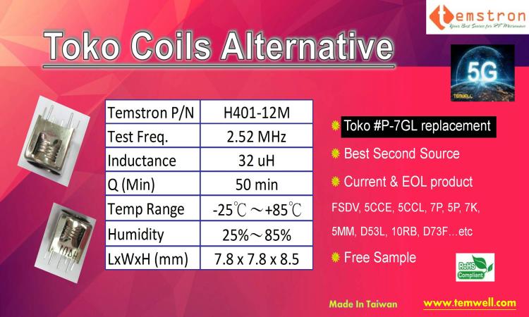 Coil Alternative to Toko P-7GL