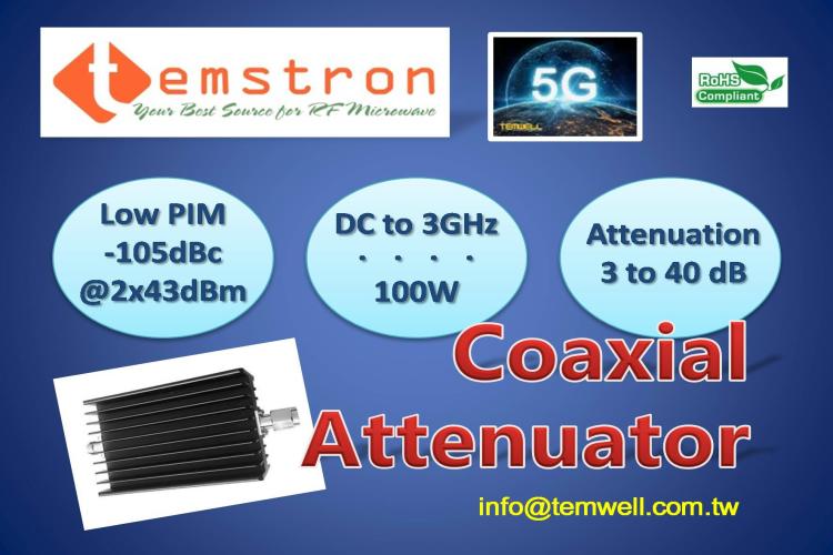 100W DC-3GHz Coaxial Attenuator