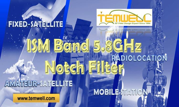 Cavity Notch Filter for ISM 5.8GHz