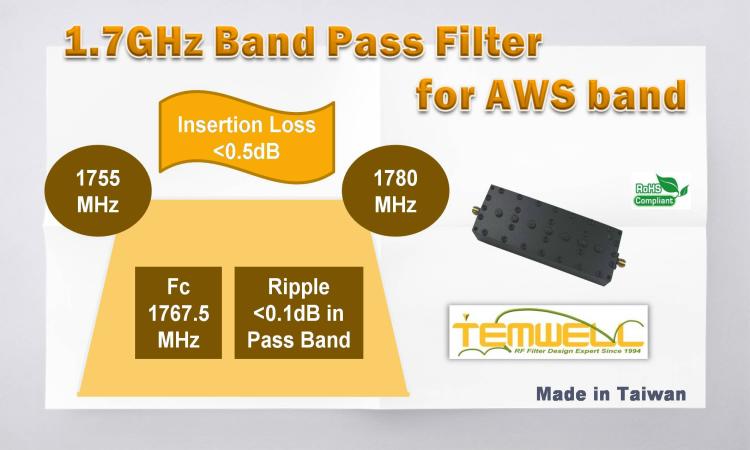 1.7G BPF for Advanced Wireless Service