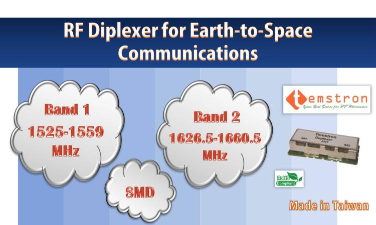Earth to Space 1.5-1.6G SMD Diplexer