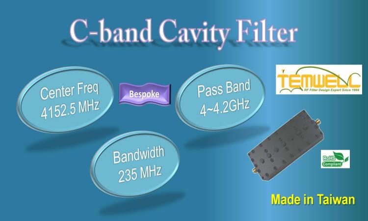 4-4.2G Cavity BPF