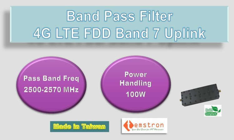 2500-2570MHz BPF for 4G LTE B7 UL