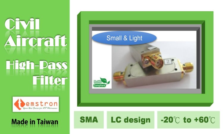 0.5-2GHz HPF for Civil Aircraft