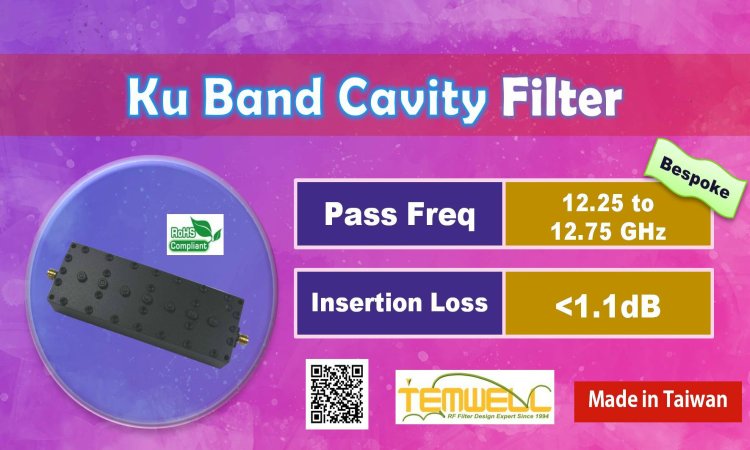 12.25-12.75G Cavity BPF