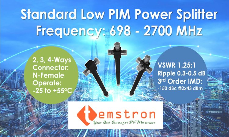 Low PIM Power Splitter supply source