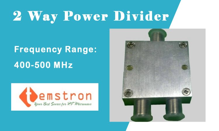 400-500MHz 2 way power divider