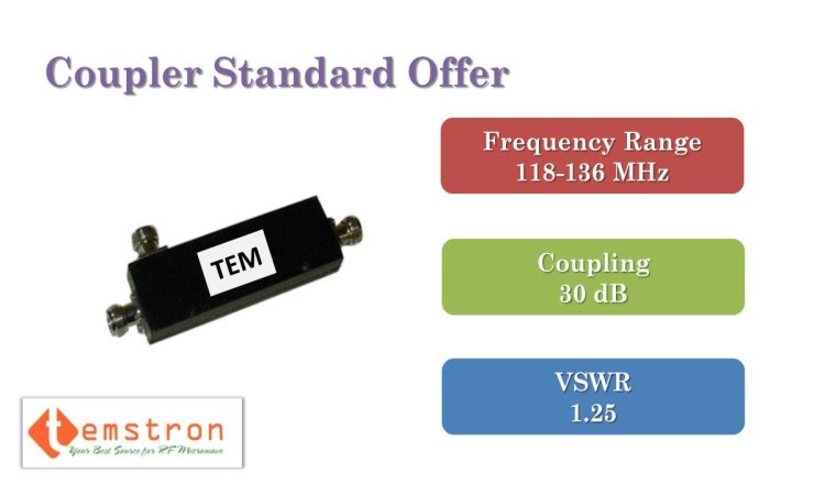 118-136M Directional Coupler for Aircraft Communication