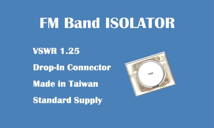 Isolator 88-108MHz for Broadcast