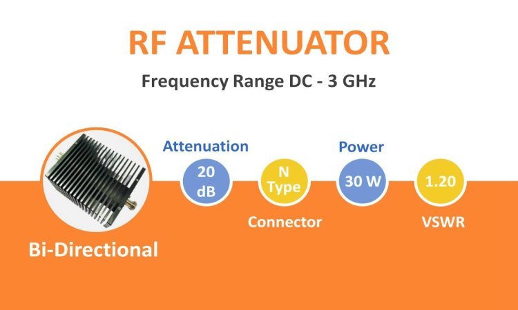 DC-3GHz Attenuator for IoT Lab Test