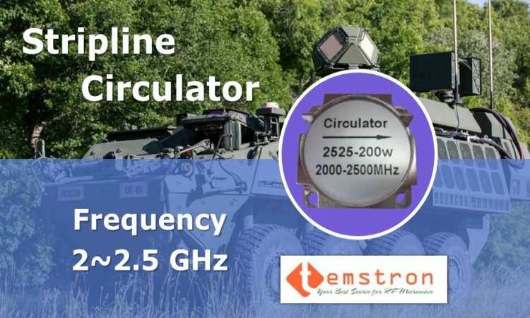 2-2.5 GHz Stripline Circulator