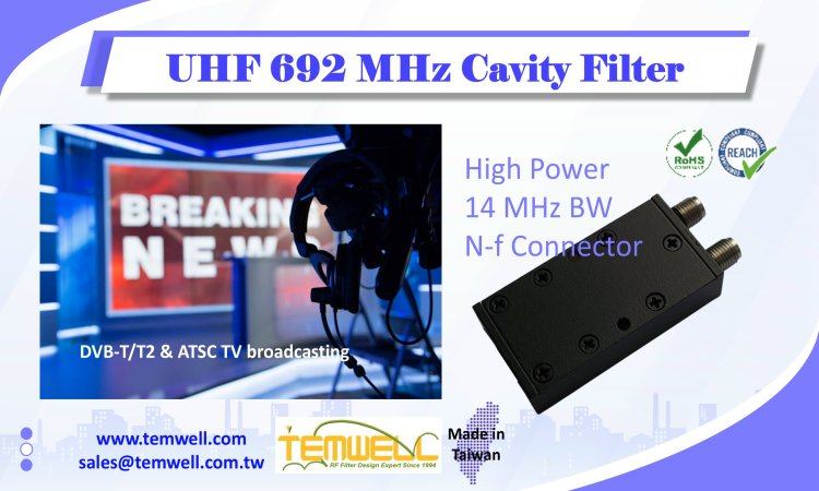 685-699MHz Cavity Filter for TV Broadcasting