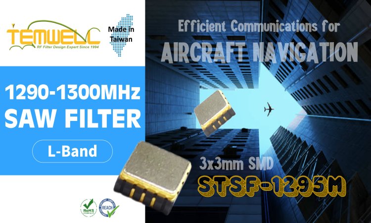 Aircraft L-Band 1295MHz SAW Filter