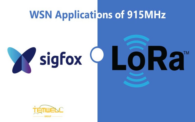 WSN Applications of Temwell's 915MHz RF Filter with sigfox and LoRa.