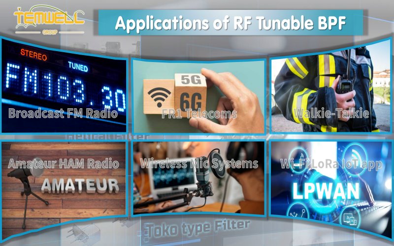 Temwell can provide 868MHz Frequency Band of RF Filters, Saw Filters, Cavity Filters, RF Components Customized Solution.