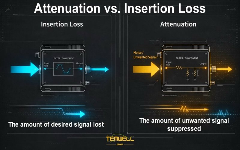 Attenuation vs. Insertion Loss by Temwell Corporation