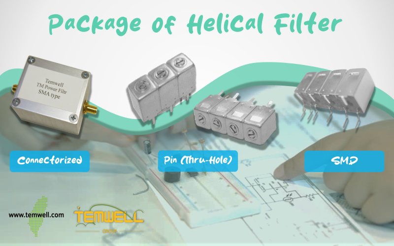 Package of Helical Filter from Temwell Corporation
