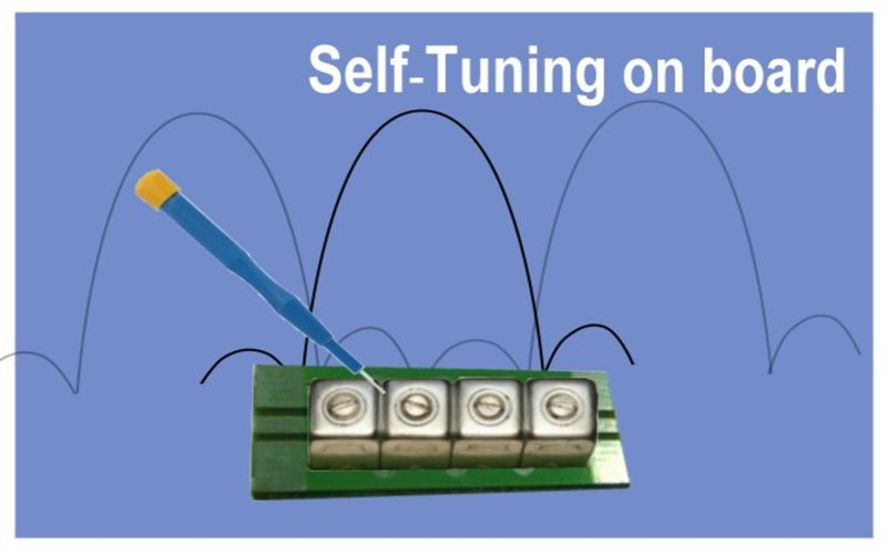 Tunable RF Filter With Self-Tuning On Board