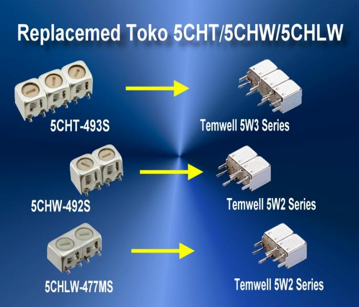 5CHT/5CHW/5CHLW Series Helical Filters for Toko Filter Replacement