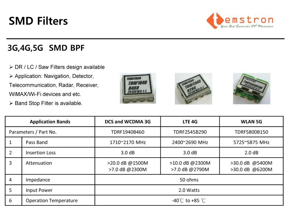 SMD Filters SMD Filters