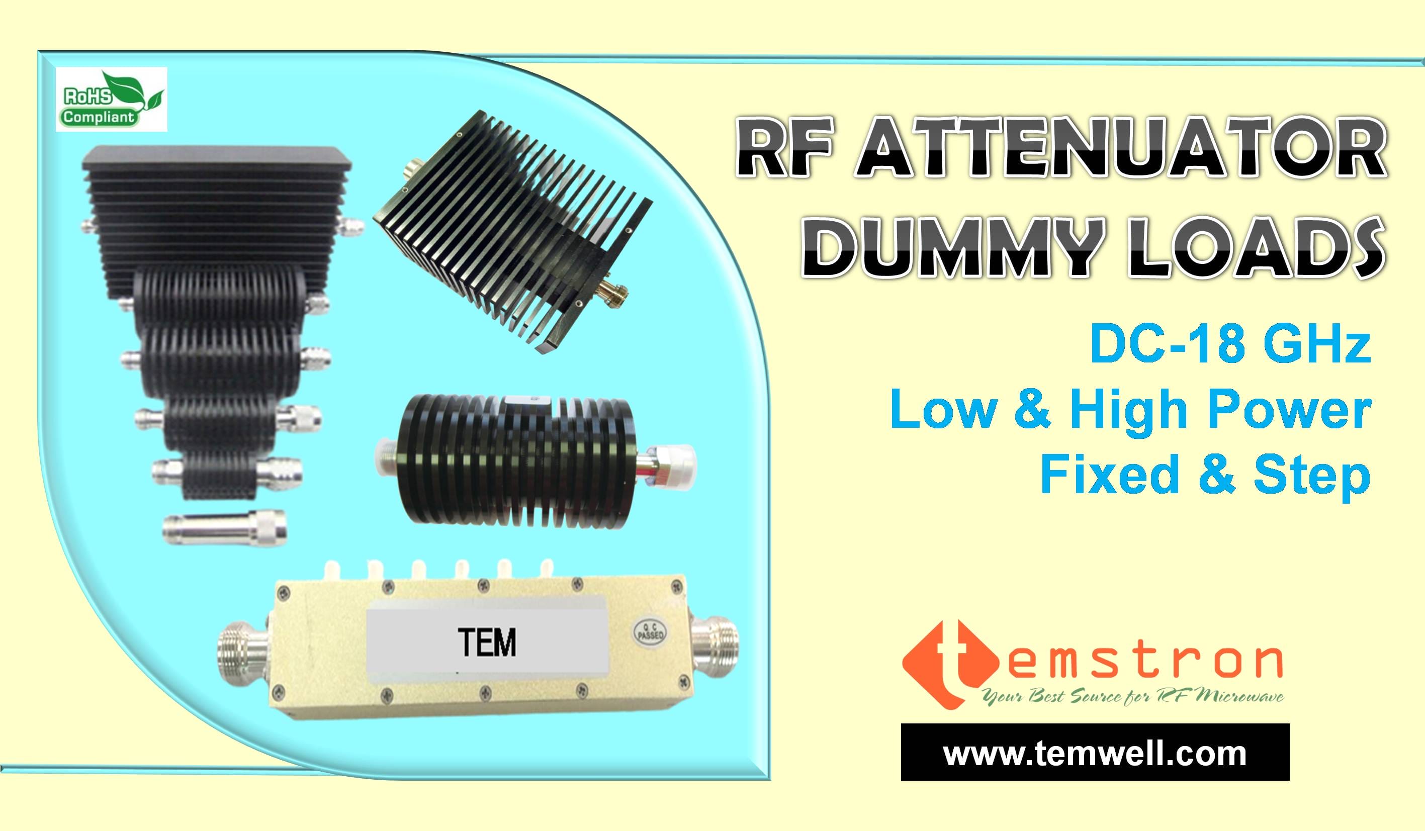 High Power RF Attenuator Design Solution Provider from Taiwan Temwell® Company