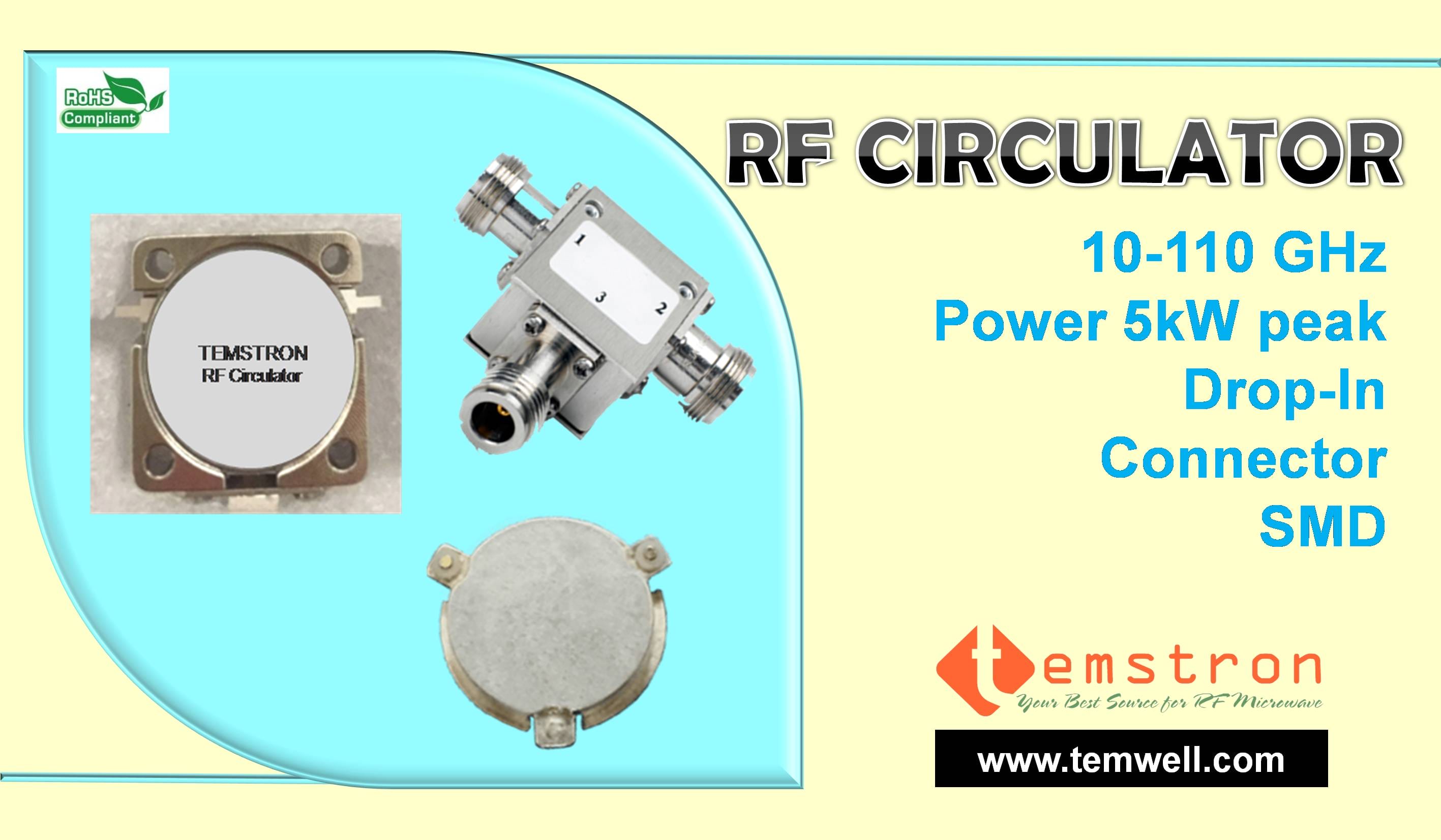 High Power RF Circulator by Temwell® High Power RF Circulator by Temwell®