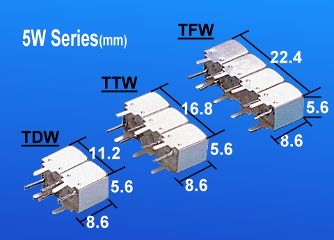 5W Series Helical Bandpass Filters 7S Series Custom Band Pass Filters 7H Series Custom Bandpass Filters by Temwell Corporation